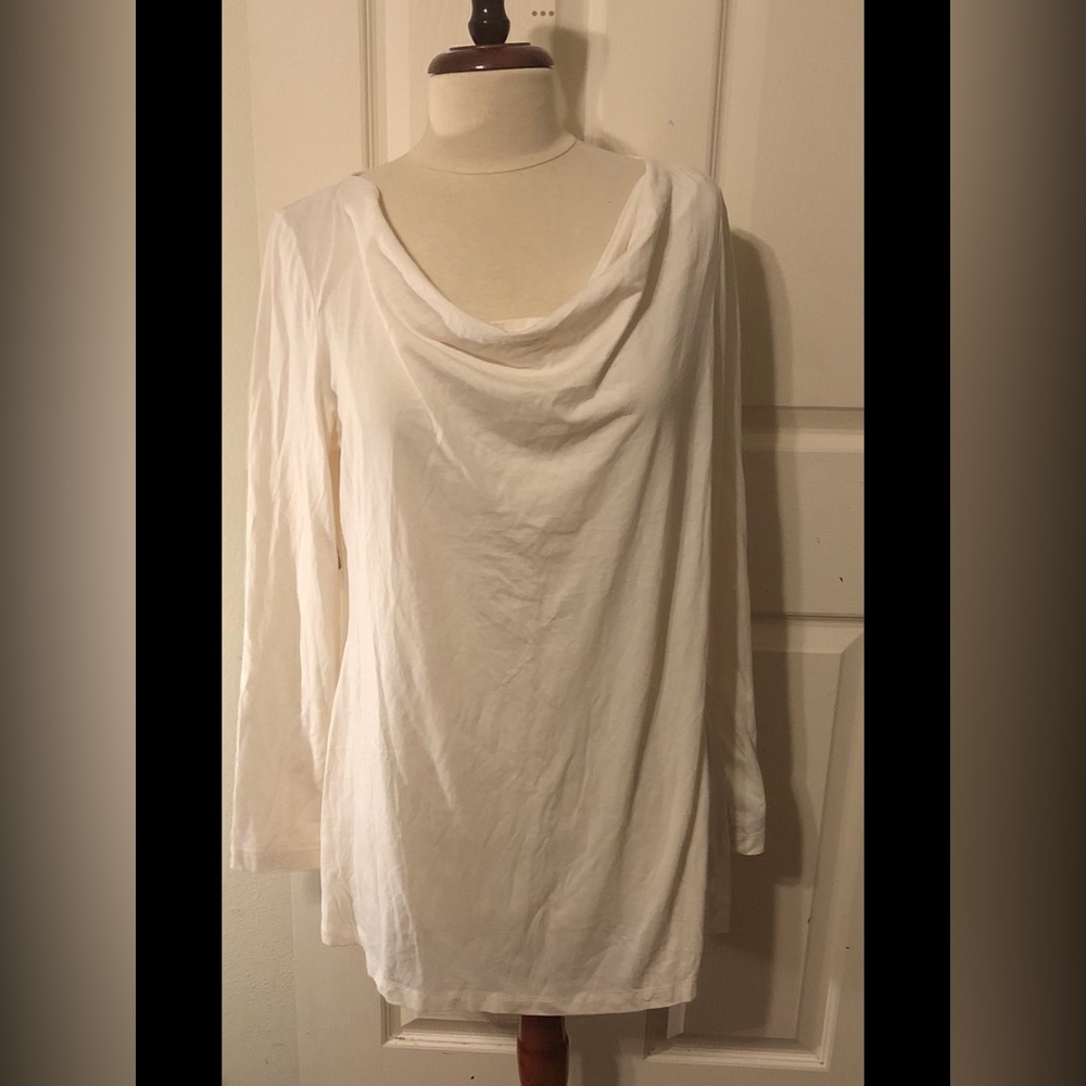 Comfort Zone long sleeve tunic top cowl neck size xl